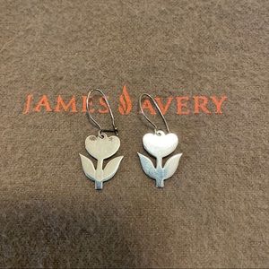 James Avery Retired Tulip Hook On Earrings